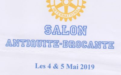 4-5 mai 2019, salon d’antiquaires à St Flour, organisé par le Rotary Club de St Flour